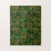 Woodland Style Digital Camouflage Accent Decor Legpuzzel (Verticaal)