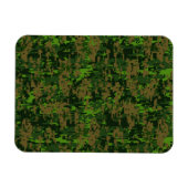 Woodland Style Digital Camouflage Accent Decor Magneet (Horizontaal)