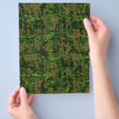Woodland Style Digital Camouflage Accent Flyer (Hand)