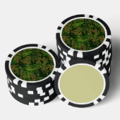 Woodland Style Digital Camouflage Accent Pokerchips (Opstapeling)