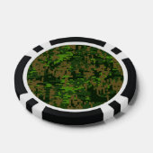 Woodland Style Digital Camouflage Accent Pokerchips (Enkel)