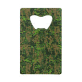 Woodland Style Digital Camouflage Creditkaart Flessenopener (Achterkant)