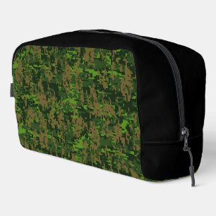 Woodland Style Digital Camouflage Decor Toilettasje