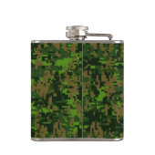 Woodland Style Digital Camouflage Heupfles (Achterkant)