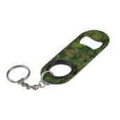 Woodland Style Digital Green Camouflage Accent Sleutelhanger Flessenopener (Voorkant Gekanteld)