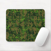 Woodland Style Digital Green Camouflage Decor Muismat (Met muis)