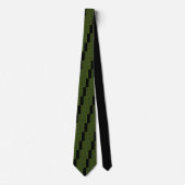 Woodland Style Digital Green Camouflage Decor Stropdas (Voorkant)