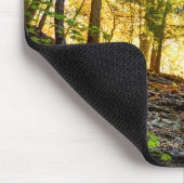 Woodland Sunset Natuur Muismat (Hoek)