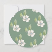 Woodland Sweet Deer Baby shower Kaart (Achterkant)