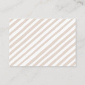 Woodland thema dieren boek voor baby shower kaarte informatiekaartje (Achterkant)