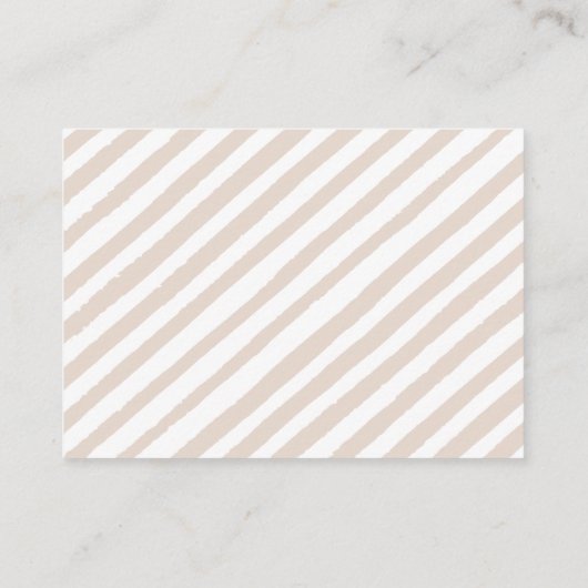 Woodland thema dieren boek voor baby shower kaarte informatiekaartje (Achterkant)