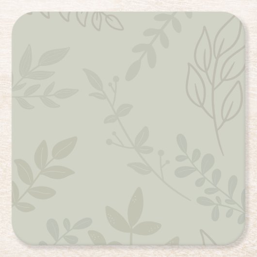 Woodland-thema Kartonnen Onderzetters (Voorkant)