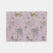 Woodland Theme Baby Fleece Deken (Voorkant (Horizontaal))