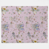 Woodland Theme Baby Fleece Deken (Voorkant (Horizontaal))