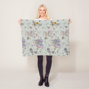 Woodland Theme Baby Fleece Deken