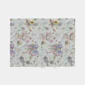 Woodland Theme Baby Fleece Deken (Voorkant (Horizontaal))