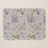 Woodland Theme Baby Sherpa Deken (Voorkant (horizontaal))