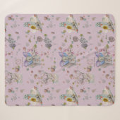 Woodland Theme Baby Sherpa Deken (Voorkant (horizontaal))