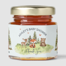 Woodland Theme Dank u Baby shower