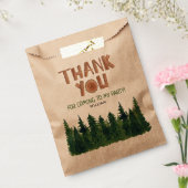Woodland Theme Dank u Verjaardag Bedankzakje (Gezegeld)