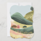 Woodland Theme Neutral Baby Shower Kaart (Achterkant)