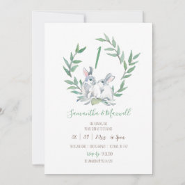 Woodland Theme Twins 1e verjaardag Kaart