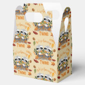 Woodland Theme Twins Baby shower Favor Boxes Bedankdoosjes (Geopend)