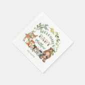 Woodland Themed Paper Party Napkins Servet (Hoek)