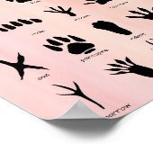 Woodland Tracks-Poster Poster (Hoek)