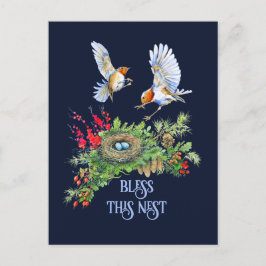 Woodland Treasures Bless This Nest Housewarming Briefkaart