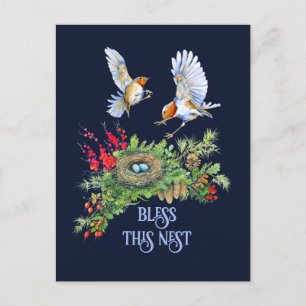 Woodland Treasures Bless This Nest Housewarming Briefkaart