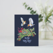 Woodland Treasures Bless This Nest Housewarming Briefkaart (Staand voorkant)