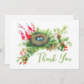 Woodland Treasures Personalized Bedankkaart (Voorkant / Achterkant)