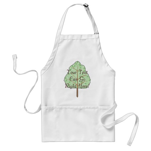 Woodland Tree Apron Standaard Schort (Voorkant)