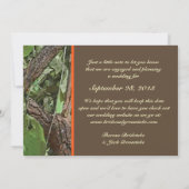 Woodland Tree Bark Bewaar de datum Save The Date (Achterkant)