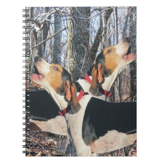Woodland Treeing Walker Coonhound-laptop Notitieboek (Voorkant)