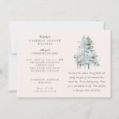 Woodland Trees Celebration of LIfe Kaart (Voorkant)