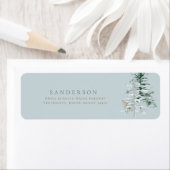 Woodland Trees Deer Etiket (Insitu)