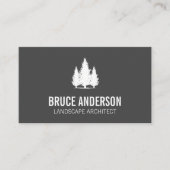 Woodland Trees Visitekaartje (Voorkant)