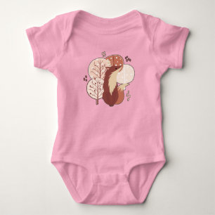 Woodland Tribal Native American Seamless Pattern Romper
