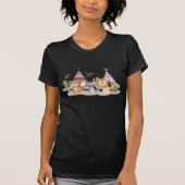 Woodland Tribal Native American Seamless Pattern T-shirt (Voorkant)