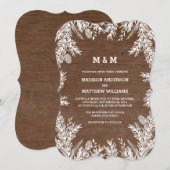 Woodland | Uitnodiging tot weddenschappen (Voorkant / Achterkant)