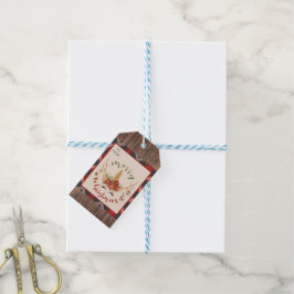 Woodland Unicorn met gewei Cadeaulabel