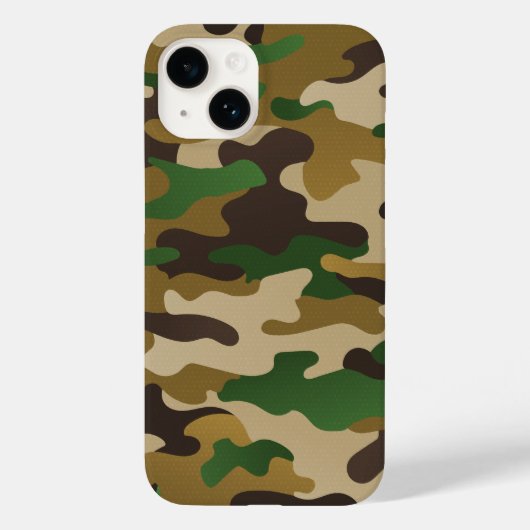 Woodland Urban Camo Groen Bruin Zand Case-Mate iPhone Case (Achterkant)