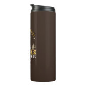 Woodland View of Glacier National Park in Montana Thermosbeker (Geroteerd rechts)