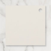 Woodland vlinder Baby shower Bedankjes Labels (Achterkant)