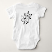 Woodland Vos Baby Body Romper (Achterkant)