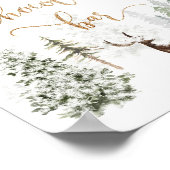 Woodland Warm omhoog bij het Poster van de warme c (Hoek)