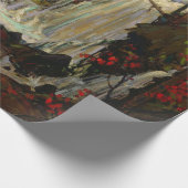 Woodland Waterfall Canada Landschap door Tom Thoms Cadeaupapier (Hoek)