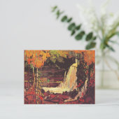 Woodland Waterfall, fijn kunstschilderij, Briefkaart (Staand voorkant)